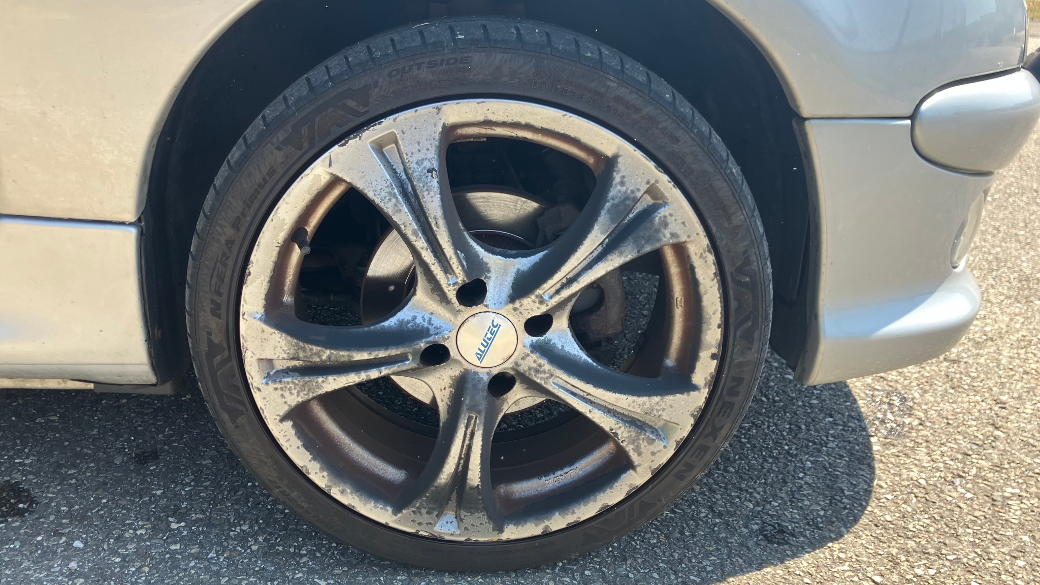 206 CC 2006 - Vue état jante avant droite